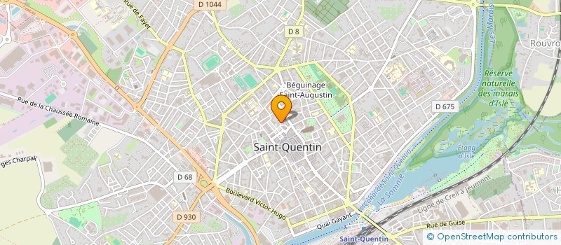 localisation de l'entreprise MONSIEUR HUBERT DUPREZ à SAINT-QUENTIN