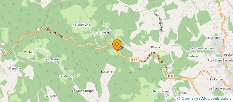 localisation de l'entreprise MONSIEUR HUBERT ESCRIVA à SARLAT-LA-CANEDA