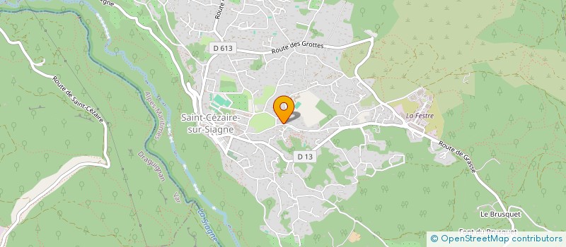 localisation de l'entreprise MONSIEUR HUBERT FABBRINI  SAINT-CEZAIRE-SUR-SIAGNE