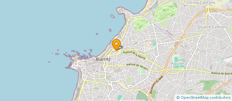 localisation de l'entreprise MONSIEUR HUBERT FABRE  BIARRITZ