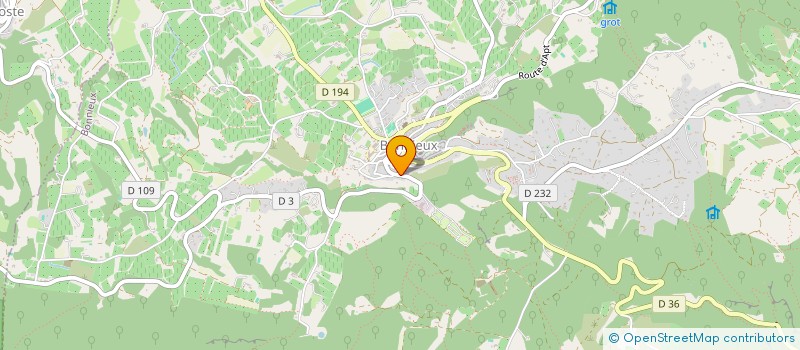 localisation de l'entreprise MONSIEUR HUBERT FACCHINETTI  BONNIEUX