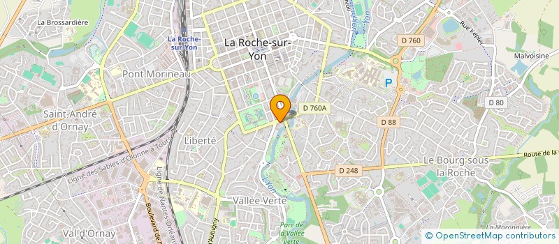 localisation de l'entreprise MONSIEUR HUBERT FAIVRE à LA ROCHE-SUR-YON