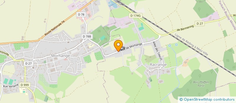 localisation de l'entreprise MONSIEUR HUBERT FOLTZ  RACRANGE