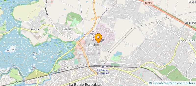 localisation de l'entreprise MONSIEUR HUBERT FRANCOIS à LA BAULE-ESCOUBLAC