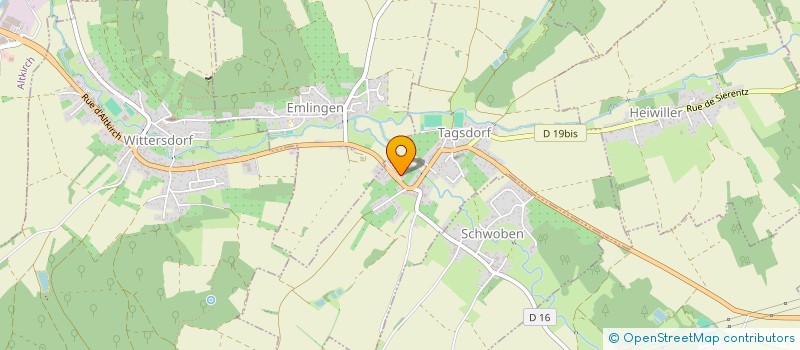 localisation de l'entreprise MONSIEUR HUBERT FRANCOIS BULARD  TAGSDORF