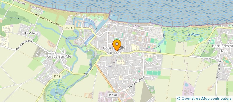 localisation de l'entreprise MONSIEUR HUBERT FREMY à COURSEULLES-SUR-MER