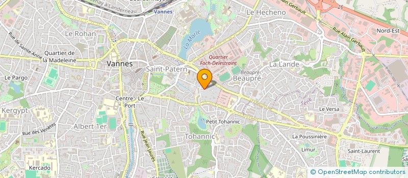 localisation de l'entreprise MONSIEUR HUBERT FRESNEAU à VANNES