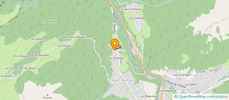 localisation de l'entreprise MONSIEUR HUBERT GAILLARD à MONTRIOND