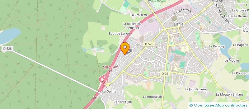 localisation de l'entreprise MONSIEUR HUBERT GARNIER  LIFFRE