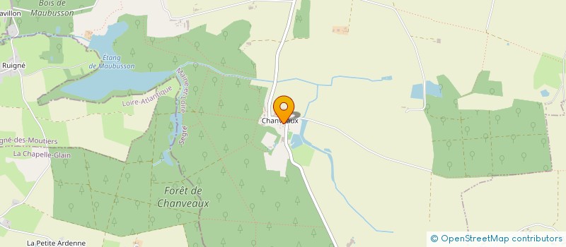 localisation de l'entreprise MONSIEUR HUBERT GATINEAU à OMBREE D'ANJOU