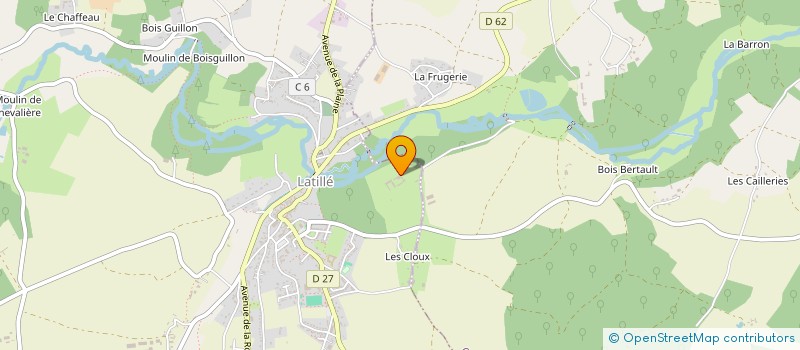 localisation de l'entreprise MONSIEUR HUBERT GAULT à LATILLE