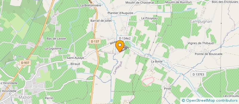 localisation de l'entreprise MONSIEUR HUBERT GAUTIER  CARS