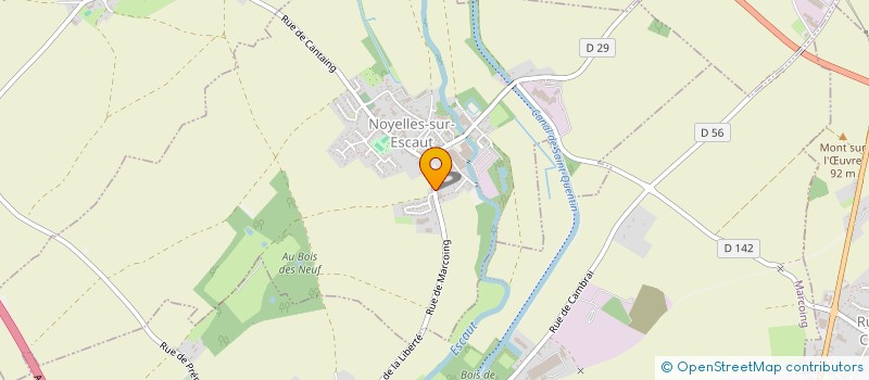 localisation de l'entreprise MONSIEUR HUBERT GAUTIER à NOYELLES-SUR-ESCAUT