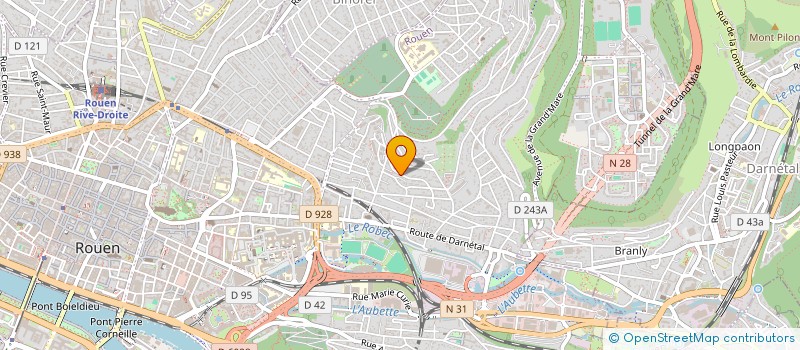 localisation de l'entreprise MONSIEUR HUBERT GENEST  ROUEN