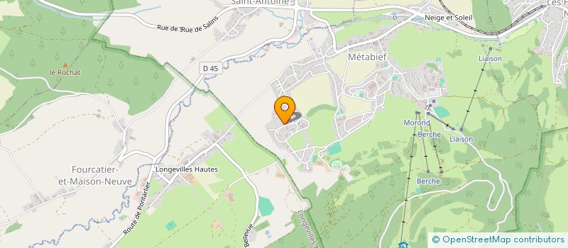 localisation de l'entreprise MONSIEUR HUBERT GENEVOIS  METABIEF