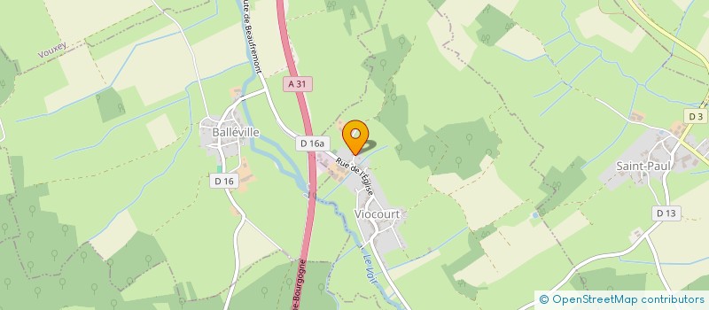 localisation de l'entreprise MONSIEUR HUBERT GERARD  VIOCOURT