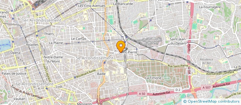 localisation de l'entreprise MONSIEUR HUBERT GIARDINA à MARSEILLE