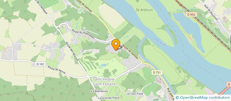 localisation de l'entreprise MONSIEUR HUBERT GODFRIN à SAUMUR