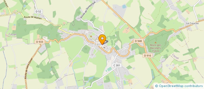 localisation de l'entreprise MONSIEUR HUBERT GOETGHELUCK à CASSEL