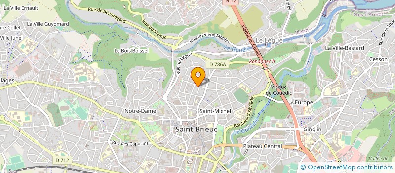 localisation de l'entreprise MONSIEUR HUBERT GOETZ à SAINT-BRIEUC