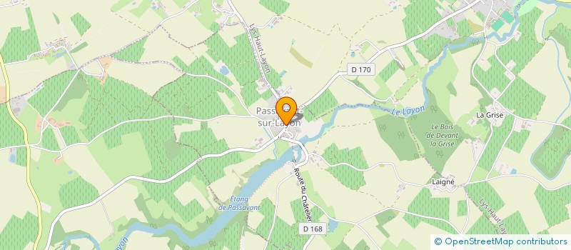 localisation de l'entreprise MONSIEUR HUBERT GOUBEAULT à PASSAVANT-SUR-LAYON