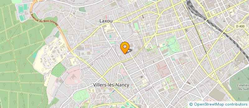 localisation de l'entreprise MONSIEUR HUBERT GRALLET  LAXOU