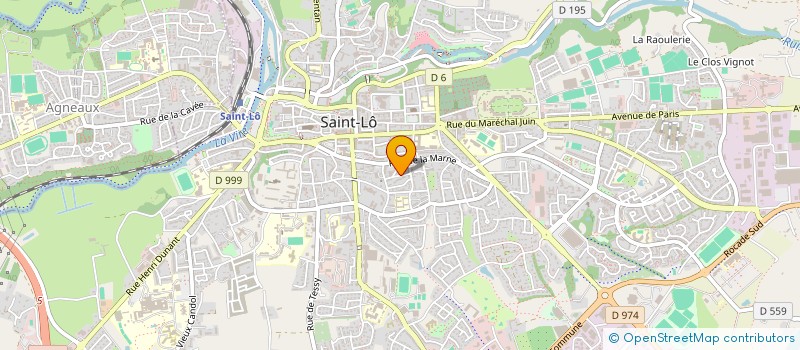 localisation de l'entreprise MONSIEUR HUBERT GRELLIER à SAINT-LO