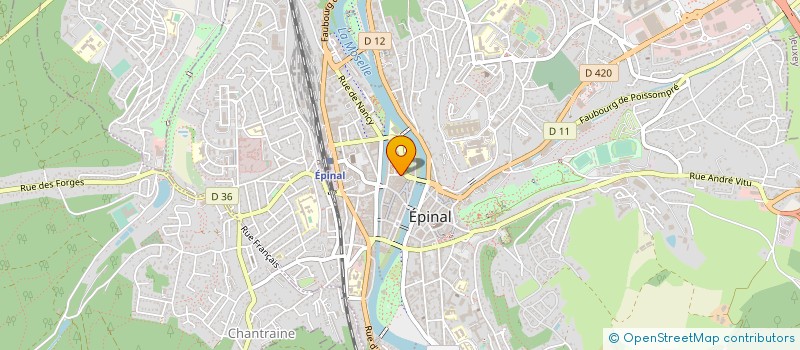 localisation de l'entreprise MONSIEUR HUBERT GRESSER à EPINAL