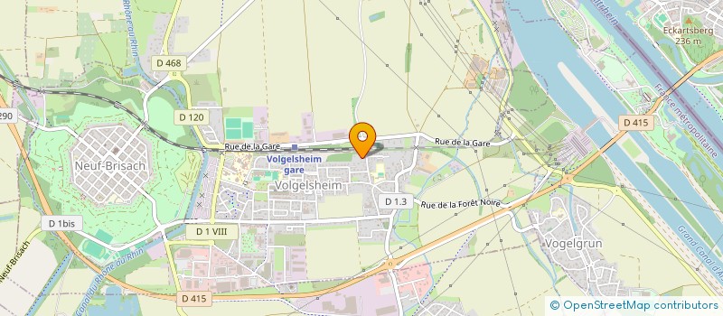 localisation de l'entreprise MONSIEUR HUBERT GROSS à VOLGELSHEIM