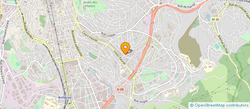 localisation de l'entreprise MONSIEUR HUBERT GUIGNAND  SAINT-ETIENNE