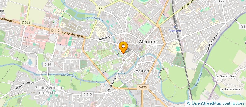 localisation de l'entreprise MONSIEUR HUBERT GUYOMARD à ALENCON