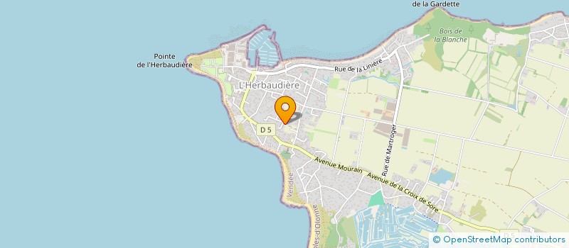localisation de l'entreprise MONSIEUR HUBERT HALLAIS à NOIRMOUTIER-EN-L'ILE