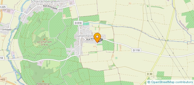 localisation de l'entreprise MONSIEUR HUBERT HECKMANN  DAHLENHEIM