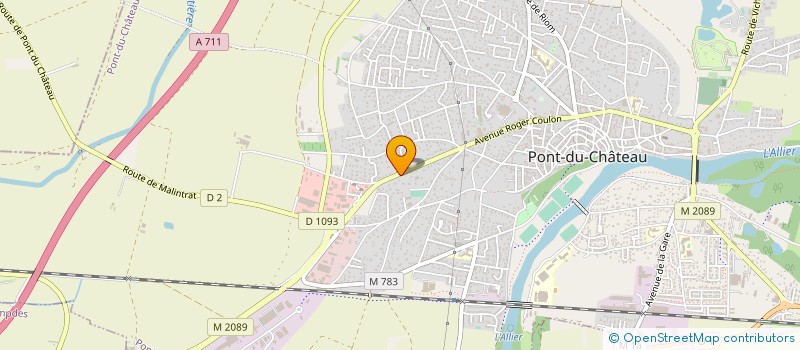 localisation de l'entreprise MONSIEUR HUBERT HEINIS  PONT-DU-CHATEAU