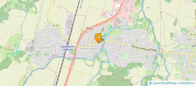 localisation de l'entreprise MONSIEUR HUBERT HEITZ  FEGERSHEIM