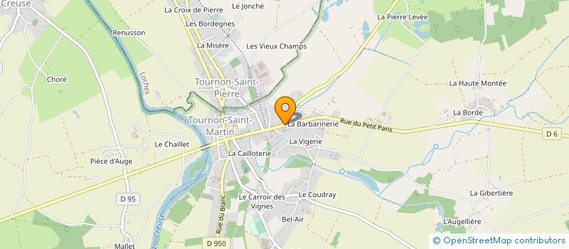 localisation de l'entreprise MONSIEUR HUBERT HENAULT à TOURNON-SAINT-MARTIN