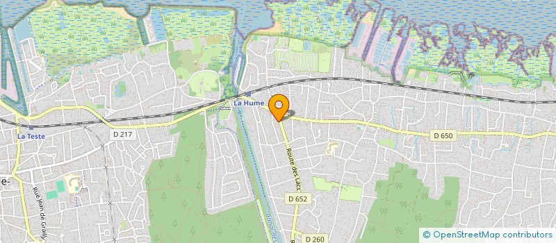 localisation de l'entreprise MONSIEUR HUBERT HETZEL  GUJAN-MESTRAS