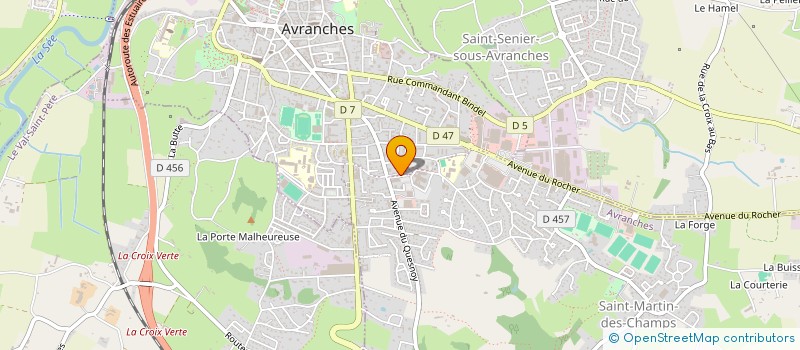 localisation de l'entreprise MONSIEUR HUBERT HEURTAULT à AVRANCHES