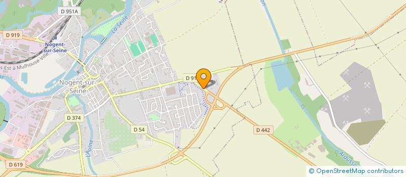 localisation de l'entreprise MONSIEUR HUBERT HEURTEVIN  NOGENT-SUR-SEINE