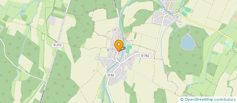 localisation de l'entreprise MONSIEUR HUBERT HIRN  DIEBOLSHEIM