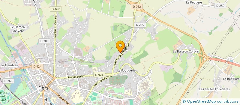localisation de l'entreprise MONSIEUR HUBERT HOLLEY à FLERS