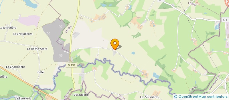 localisation de l'entreprise MONSIEUR HUBERT HOUZET à CHOLET