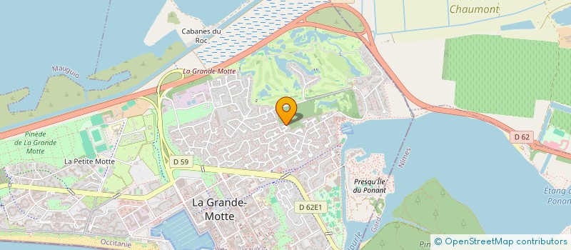 localisation de l'entreprise MONSIEUR HUBERT JACQMAIN  LA GRANDE-MOTTE