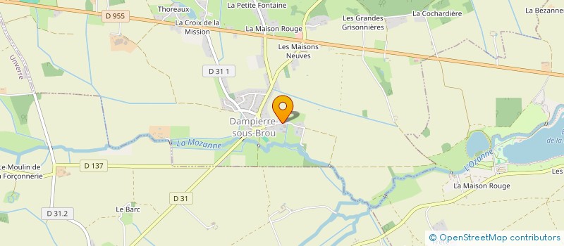 localisation de l'entreprise MONSIEUR HUBERT JACQUET à DAMPIERRE-SOUS-BROU