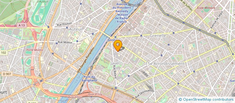 localisation de l'entreprise MONSIEUR HUBERT JACQUOT  PARIS