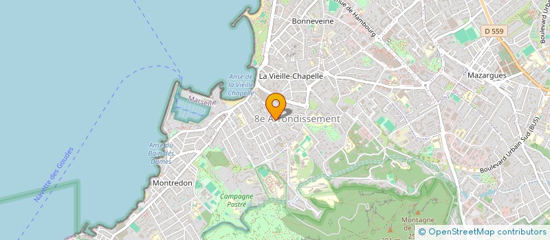 localisation de l'entreprise MONSIEUR HUBERT JAILLET à MARSEILLE 8EME