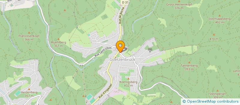 localisation de l'entreprise MONSIEUR HUBERT JAMING  GOETZENBRUCK