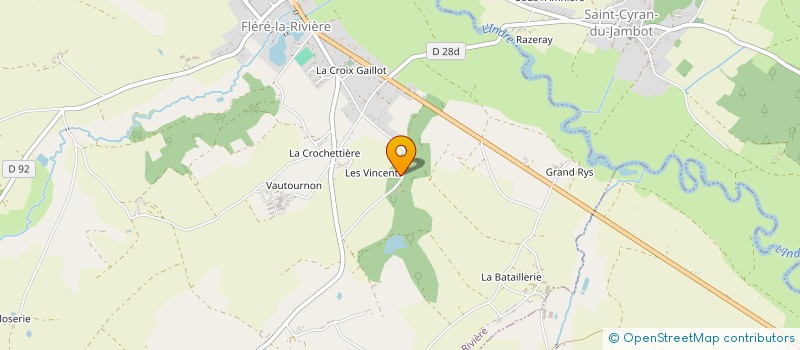 localisation de l'entreprise MONSIEUR HUBERT JUMEAU à FLERE-LA-RIVIERE