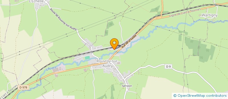 localisation de l'entreprise MONSIEUR HUBERT JUPPIN  ROUVROY-SUR-AUDRY