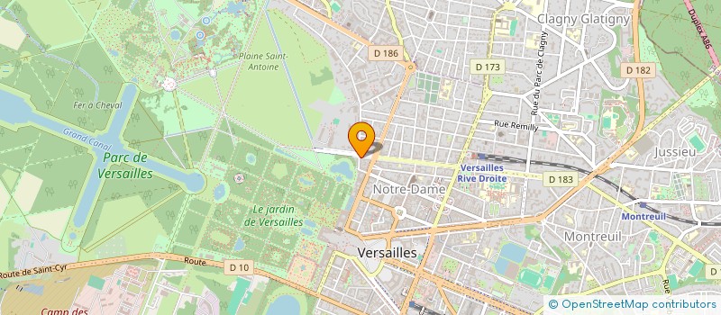 localisation de l'entreprise MONSIEUR HUBERT KERMORGANT à VERSAILLES